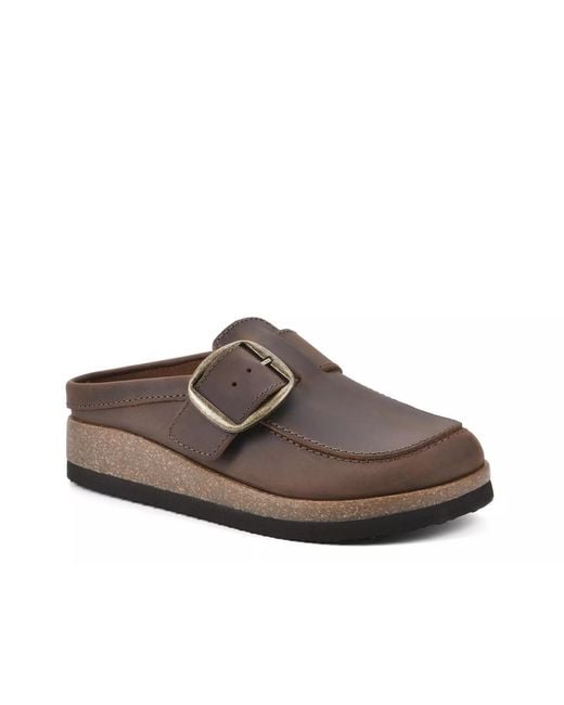 White Mountain Brown Bueno Clog