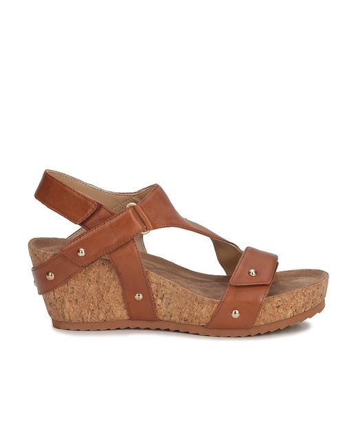 Ros Hommerson Brown Traci Wedge Sandal