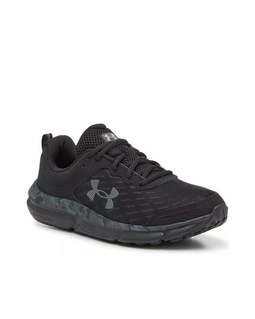 Under Armour Black Assert 10 Camo Running Shoe for men