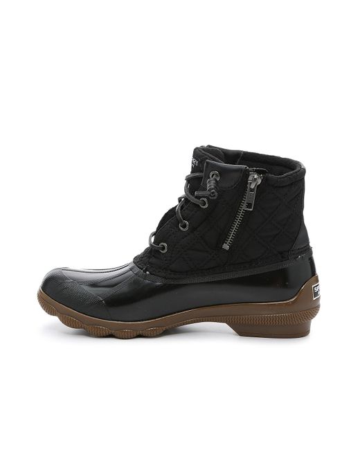 sperry syren metallic canvas duck boot