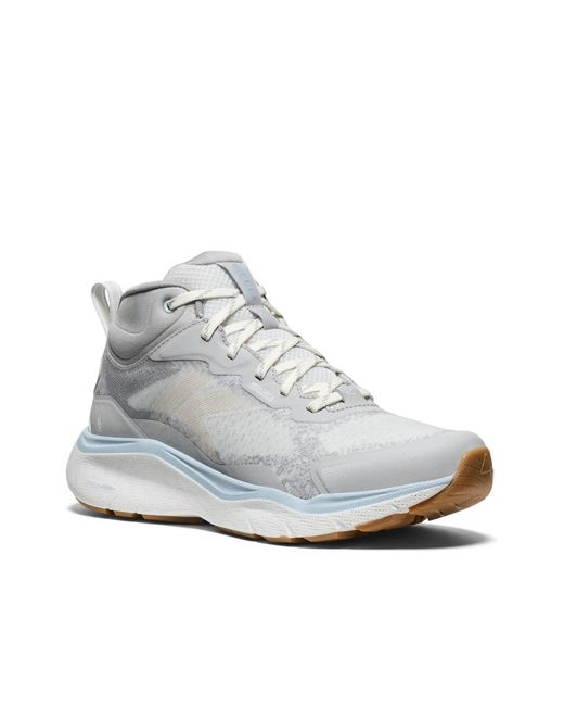 Keen White Leiki Waterproof Hiking Boot