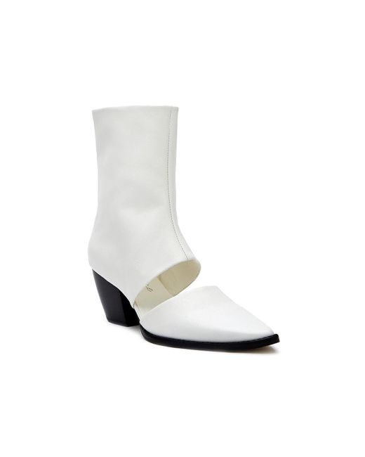Matisse Leather Caroline Bootie in White | Lyst