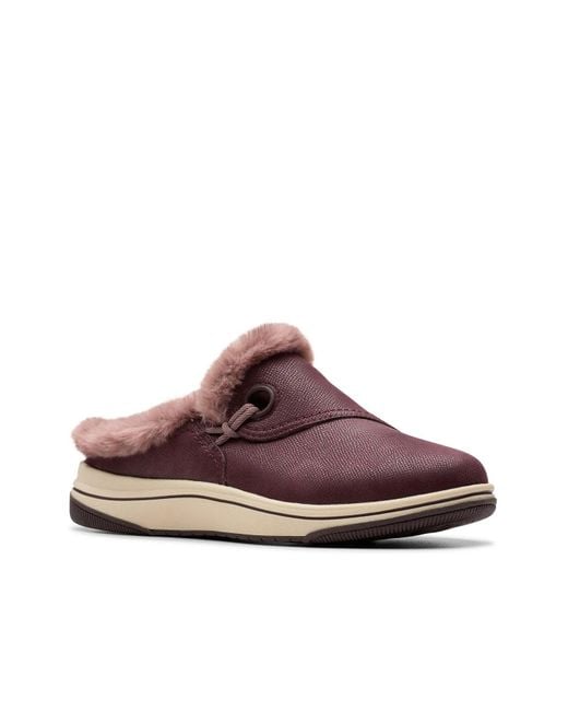 Clarks Brown Breeze Myth Slipon