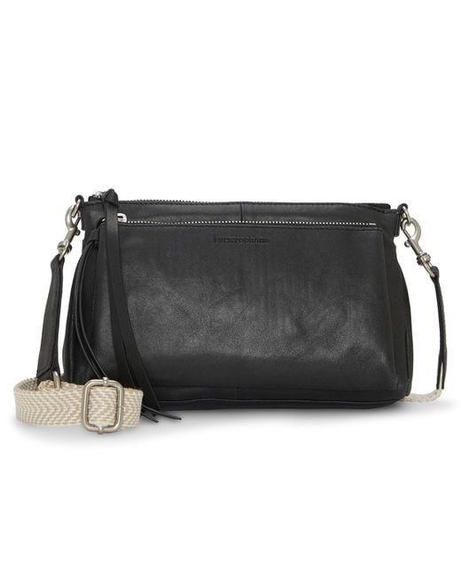 Lucky Brand Koda Leather Crossbody Bag in Black Lyst