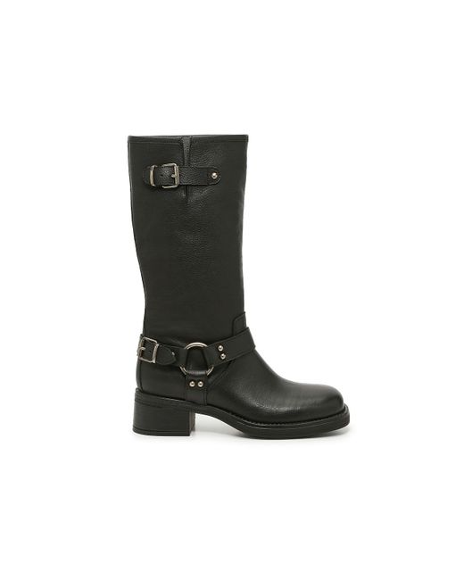 Steve Madden Dunes Moto Boot in Black Lyst