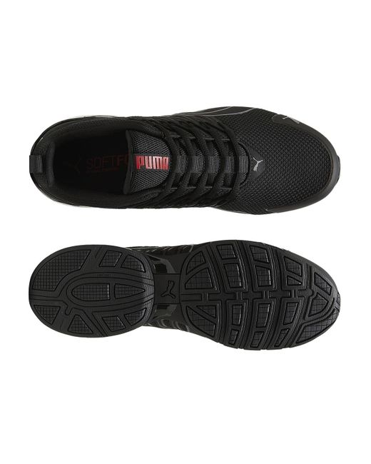 PUMA Black Voltaic Evo Viztech Running Shoe for men