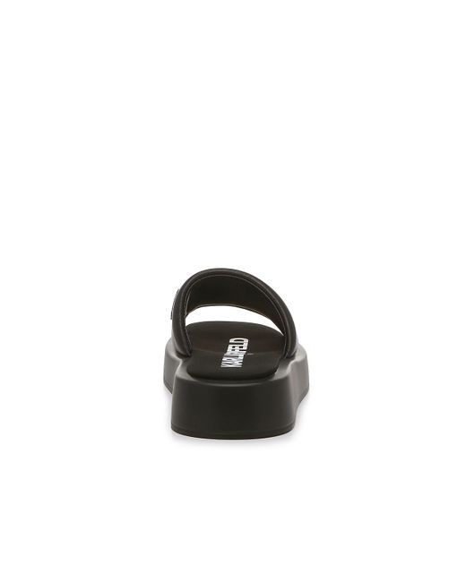 Karl Lagerfeld Black Opal Platform Sandal