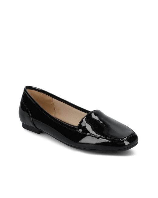 Journee Collection Black Noelia Flat