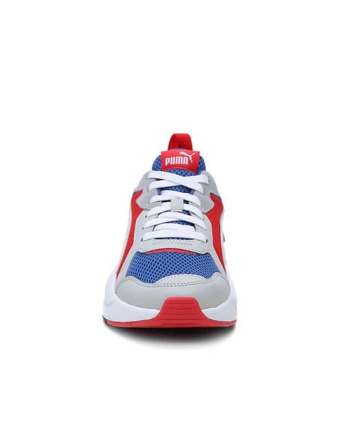 puma blue & red sneakers
