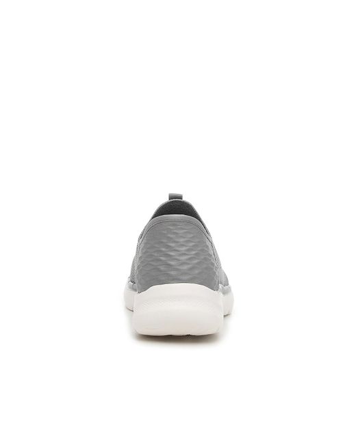 Skechers Gray Hands Free Slip-ins: Go Walk Flex 6 Fabulous View Slip-on Sneaker