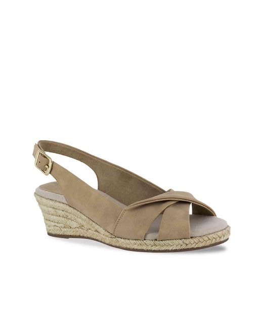 easy street maureen espadrille wedge sandal
