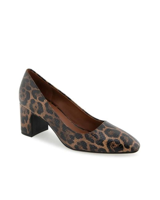Aerosoles Brown Wide Width Minetta Pump