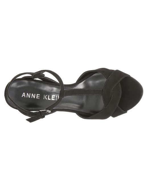 Anne Klein Black Virgo Platform Sandal