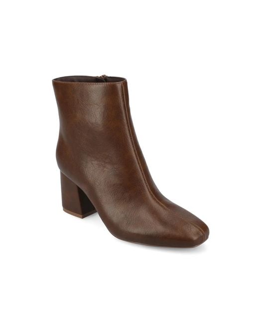 Journee Collection Brown Haylinn Boot