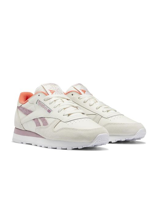 Reebok Classic Leather Heritage Running Shoe in White | Lyst