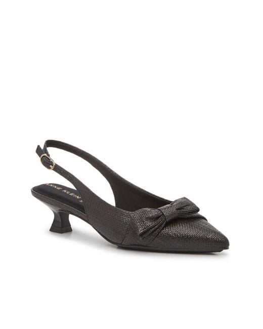 Anne Klein Black Ardela Pump