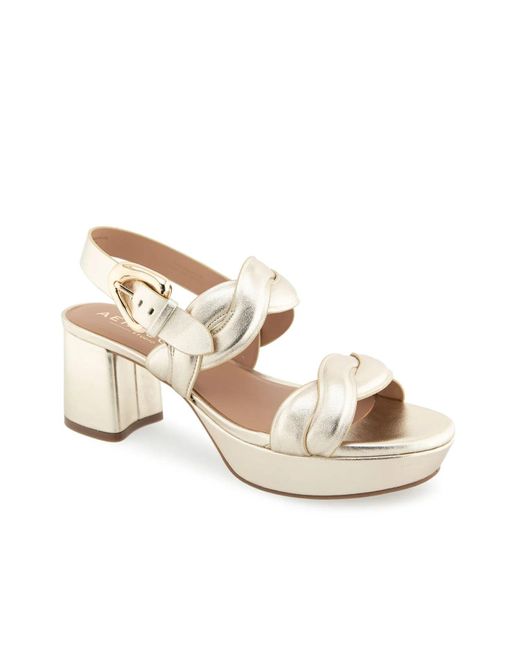 Aerosoles Black Camea Platform Sandal