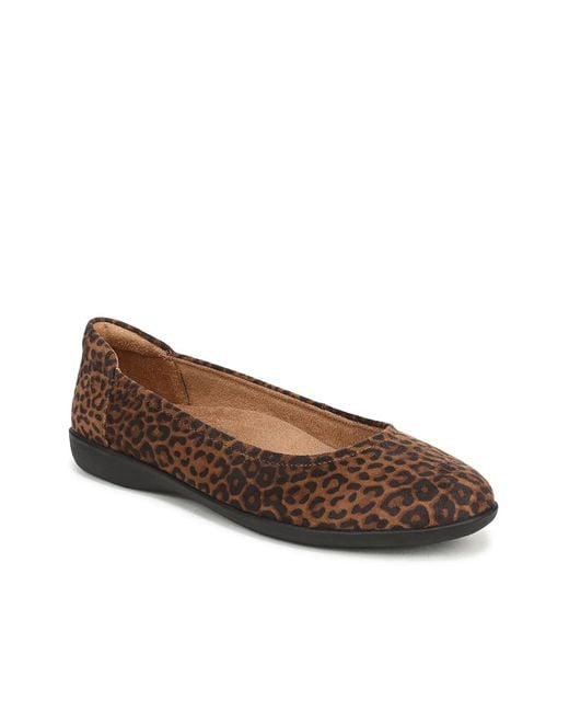 Naturalizer Brown Flexy Ballet Flat