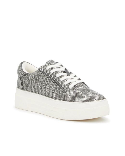 Jessica Simpson White Cherello 2 Platform Sneaker
