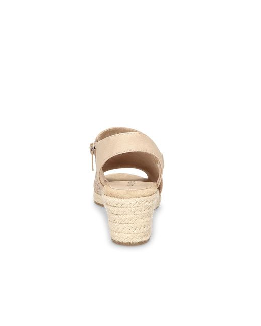 Easy Street Serena Espadrille Wedge Sandal in Natural Lyst