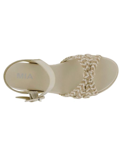 MIA White Kehlani Platform Sandal