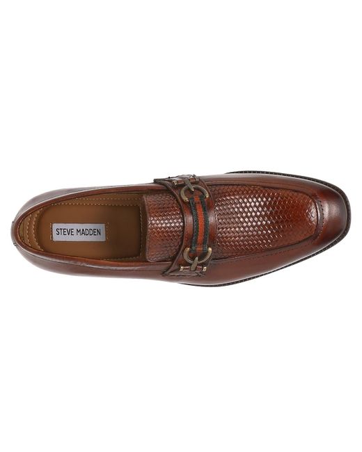 Steve Madden Akron Loafer in Brown for Men Lyst