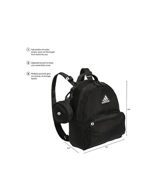Adidas Black Must Have Mini Backpack