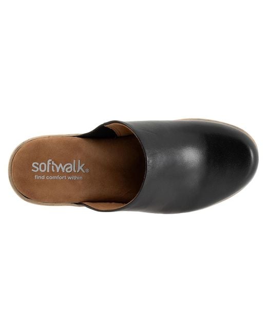 Softwalk® Black Felida Clog