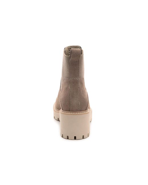 Dolce Vita Haddie Wedge Chelsea Boot in Brown | Lyst