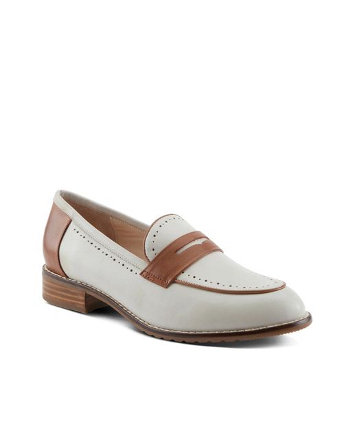 Spring Step Gray Loafette Penny Loafer
