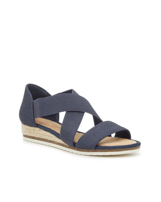 Kelly & Katie Blue Veeno Espadrille Wedge Sandal