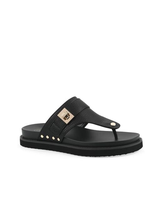 White Mountain Black Malabar Sandal