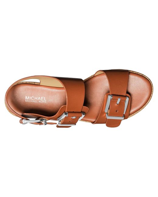 MICHAEL Michael Kors Brown Colby Platform Sandal
