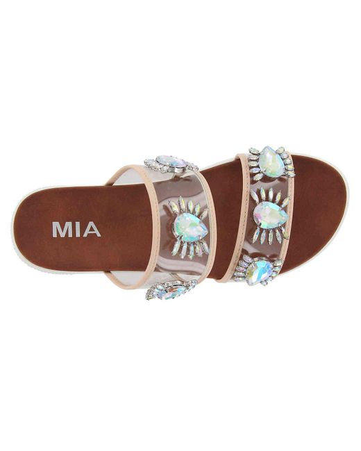 mia platform sandals black