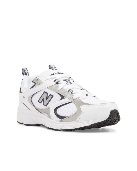New Balance White 408 Sneaker