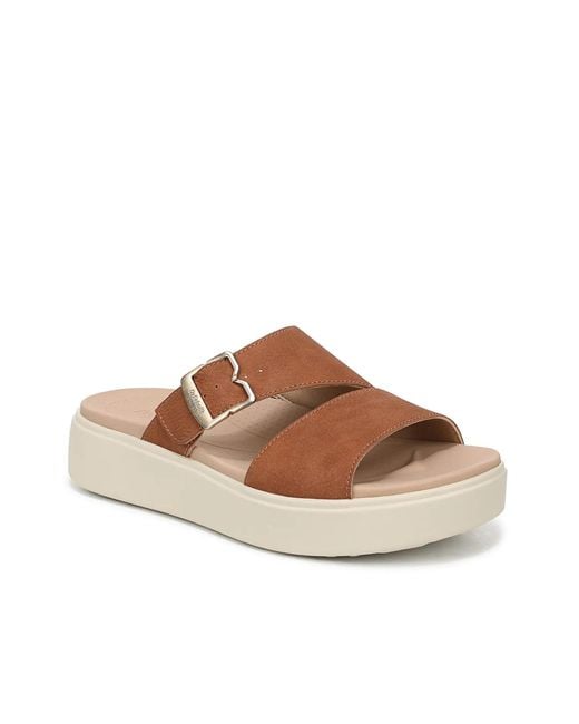 Dr. Scholls Brown Madison Cloud Platform Sandal