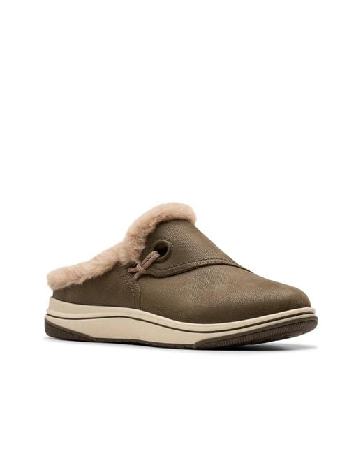 Clarks Brown Breeze Myth Slipon