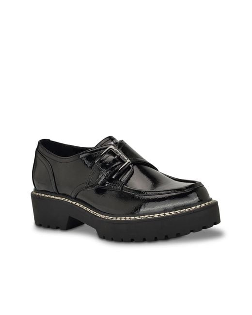 Calvin Klein Black Saundee Platform Loafer