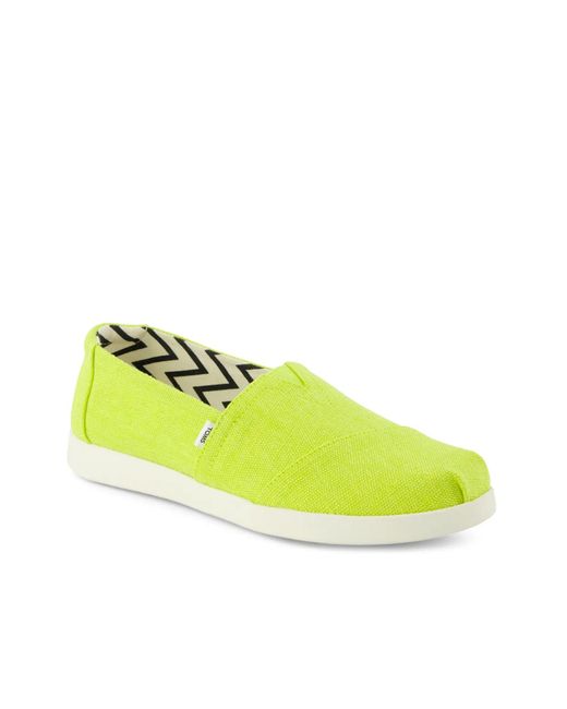 TOMS Yellow Alpargata Plus Slipon