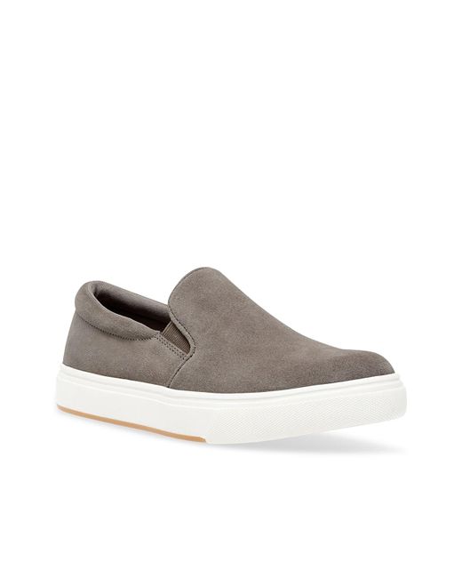 Steve Madden Suede Coulter Slip-on Sneaker in Taupe (Brown) | Lyst