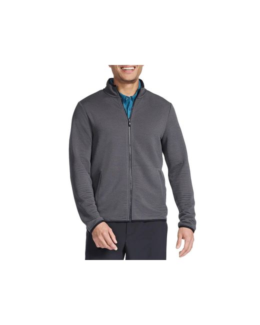 Skechers Blue Hoodless Hoodie Jacket for men