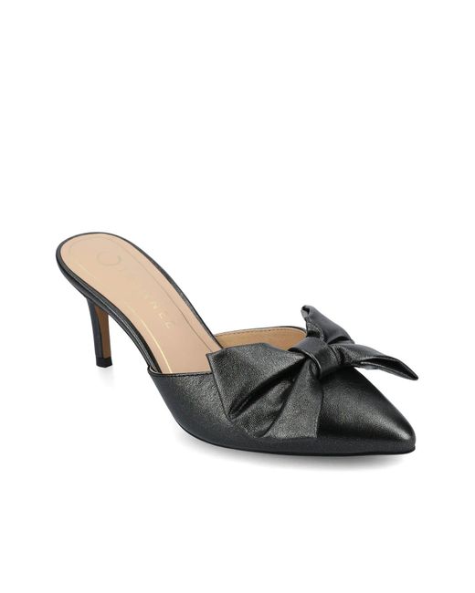 Journee Collection Black Tiarra Pump