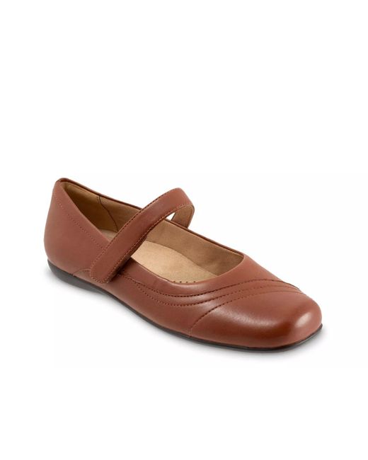 Trotters Brown Sherese Mary Jane Flat