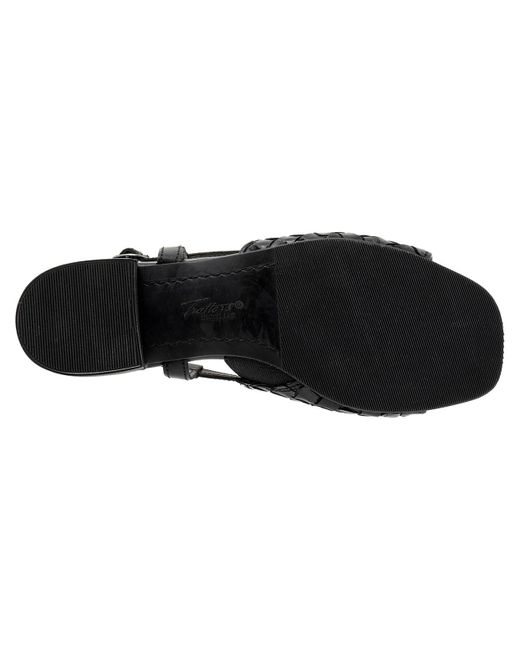 Trotters Black Nola Sandal