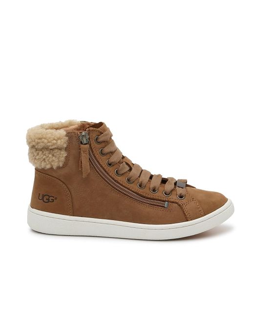UGG Olive High-top Sneaker in Brown | Lyst