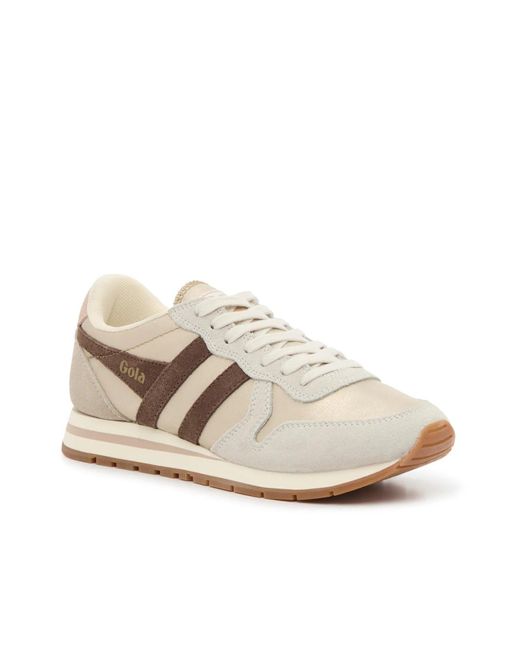 Gola White Daytona Blaze Sneaker