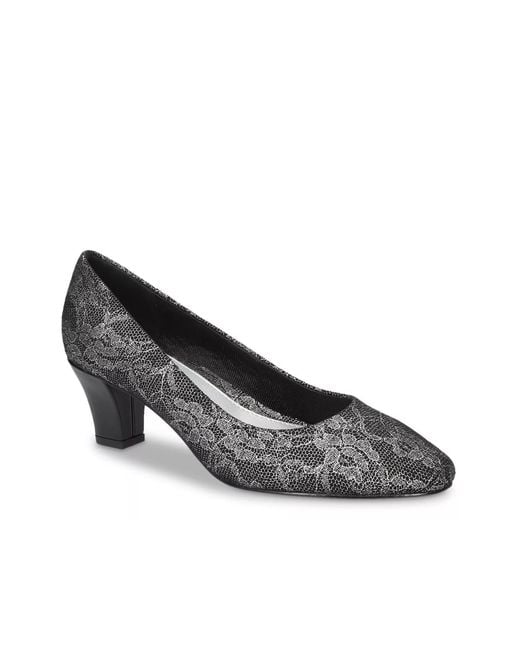 Easy Street Black Ballari Pump