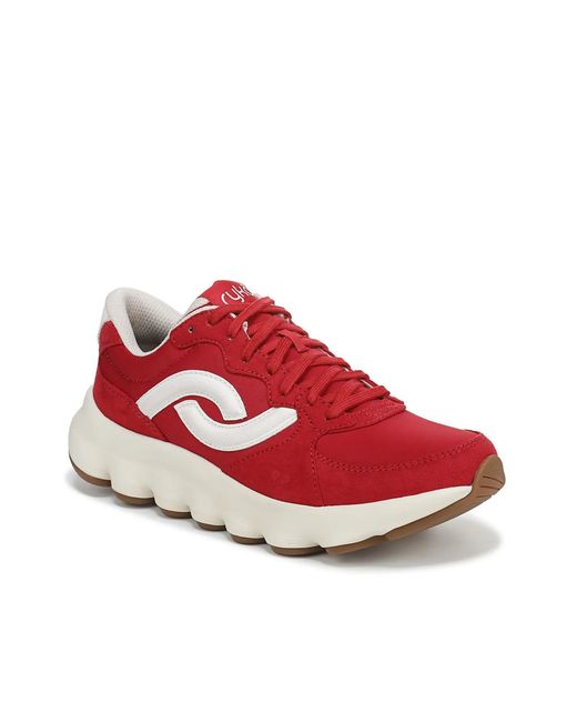 Ryka Red Wide Width Podflow Retro Sneaker