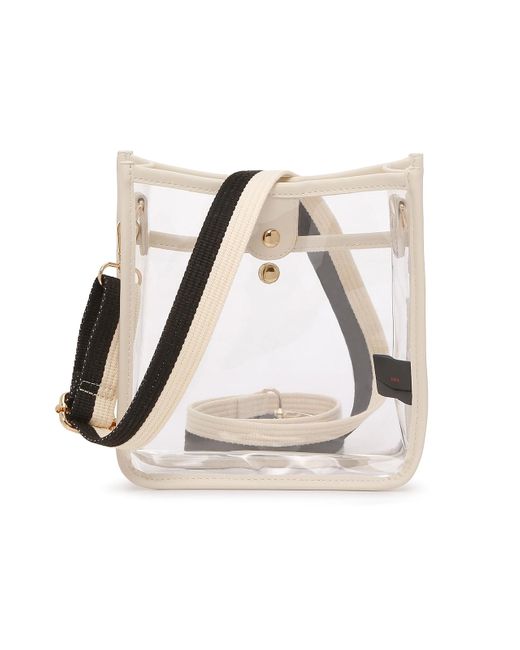 Mix No 6 Black Clear Crossbody Bag