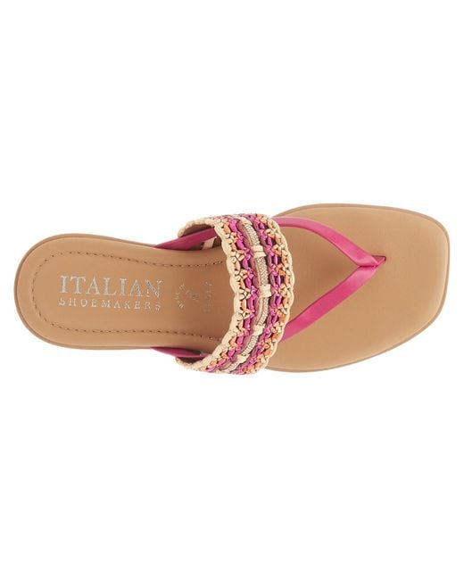 Italian Shoemakers Pink Yai Sandal